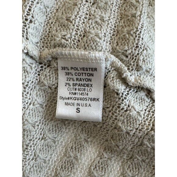 ✨ Anthropologie Pleione Cotton Blend Cardigan Sweater - Size S ✨ - Picture 6 of 10